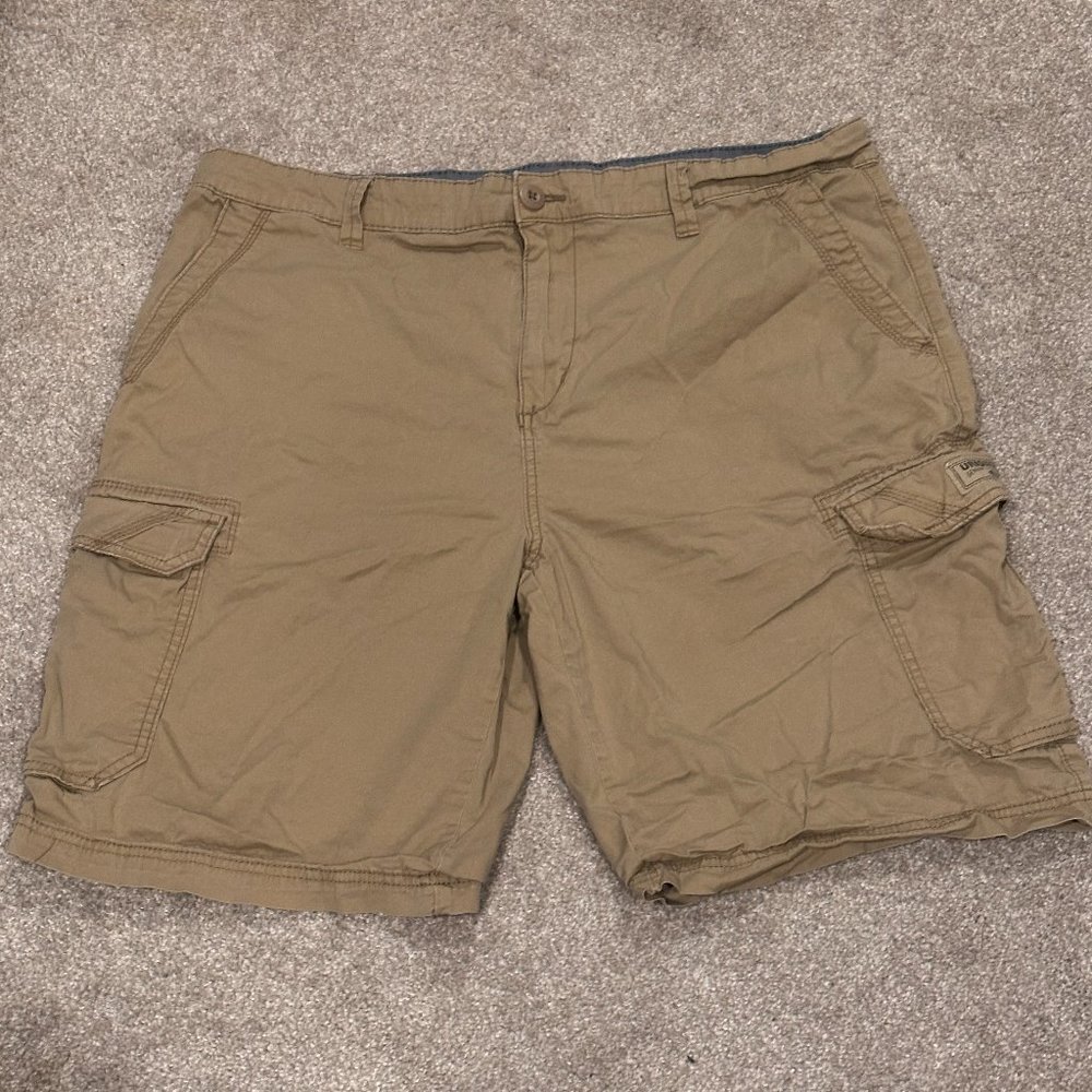UNIONBAY Cargo Shorts Mens Size 40 Brown Flat Front 6-Pocket Casual Trail Hiking